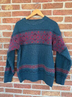 pendleton older / vintage mens sweater * size XL * 1990's 100% virgin wool